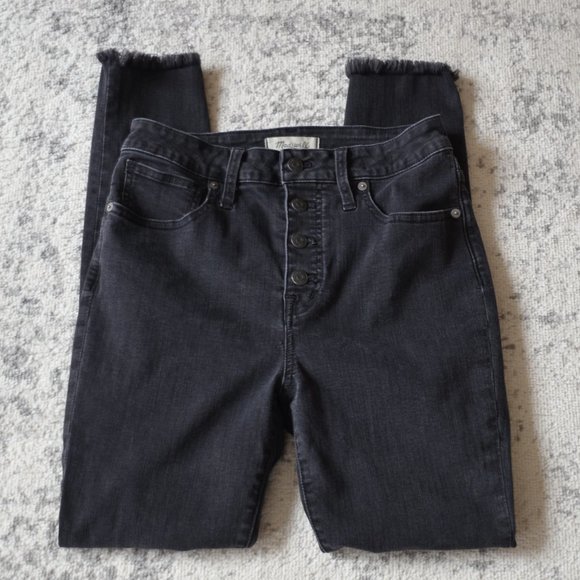 Madewell Denim - Madewell Curvy High Rise Skinny Button Fly Jeans